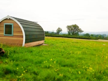 The pod has panoramic views all the way to the westbury white horse