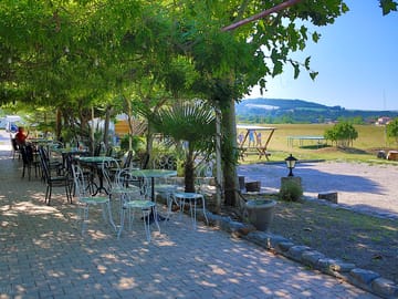 The terrace