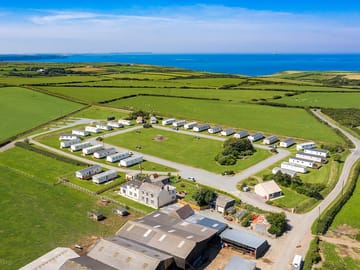 Aerial view of the site