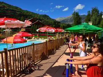 Poolside terrace