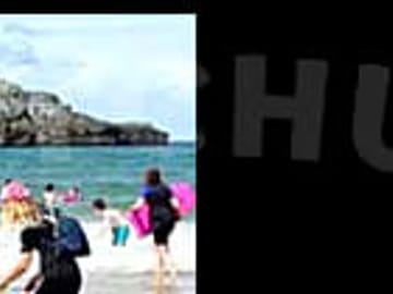 Crantoc beach,5 to 10 minute walk from our site,good for children,good for surfing,surf lessons and