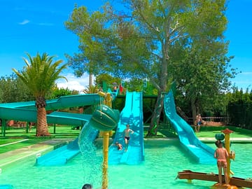 Slides swimming pool