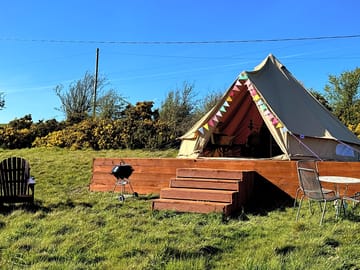 Bell tent exterior