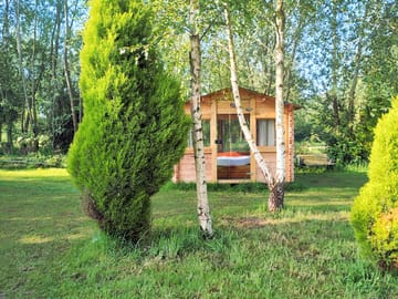 Outside of the lodge