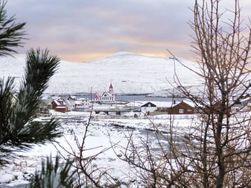 The village on a winter's day