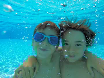 The swimming pool