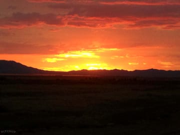 Colourful sunset