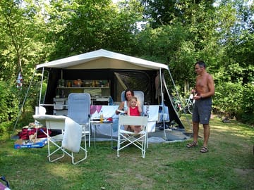Large pitch with electricity and water tap