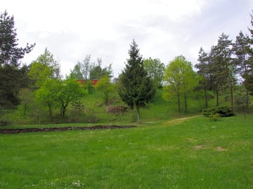 Surround yourself in nature with a pitch by the river