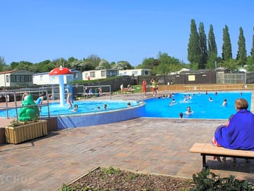 Heated outdoor pool