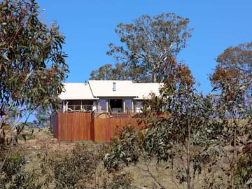 Outside of the lodge
