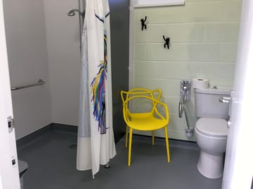 Spacious easy access bathroom
