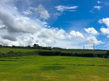 Surrounded by fields
