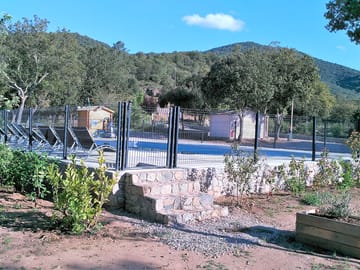 Pool entrance