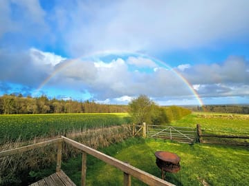 View from the hut doors