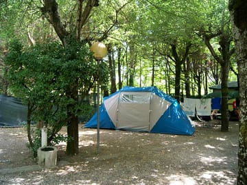 Camping pitches in quiet settings