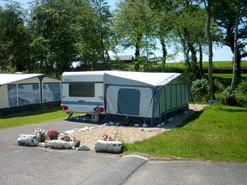 Awnings are allowed