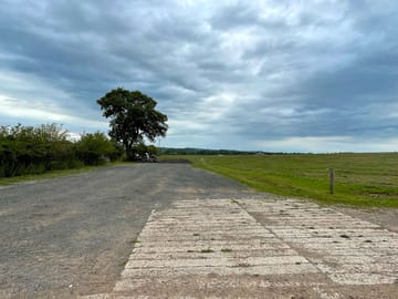 Hardstanding car park and turning area