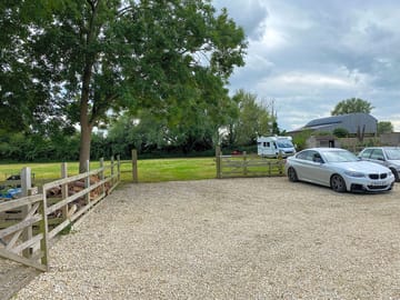 Entrance to camping and parking