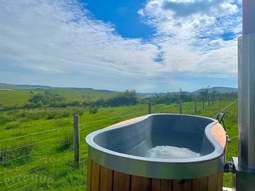 Hot tub with views