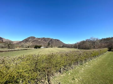View from the camping field