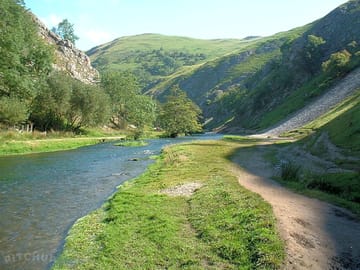 View of nearby river dove