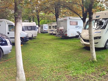 Stop for campers, caravans and cars