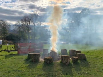 Firepit on site