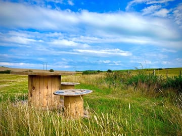Upcycled picnic area