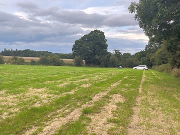 Photo of the field from the portaloo end