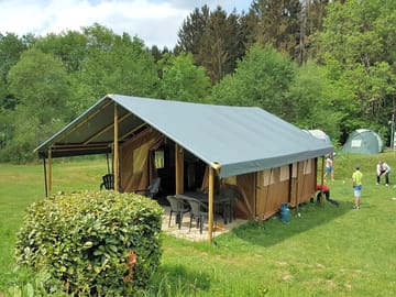 Safari tent exterior