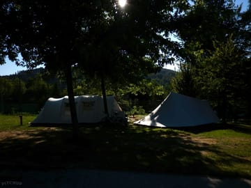 Shaded and sunny pitches