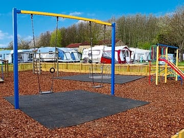 Newly refurbished play area with disabled access.