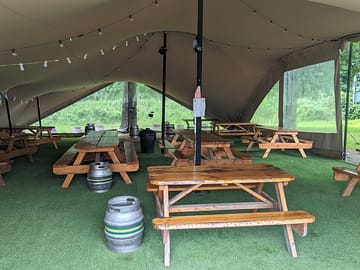 Musket brewery tent