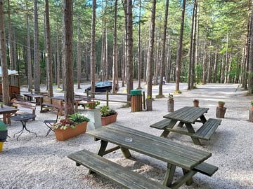 Outdoor eating area