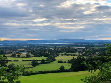 A view to the west over the river