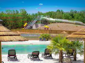 Loungers on the lagoon
