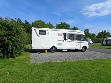 Motorhome hardstanding pitch