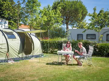 Sunny or semi-shaded pitches