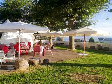 Tables on the terrace