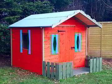 Wendy house in the play area