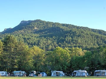 Pitches and views from the site