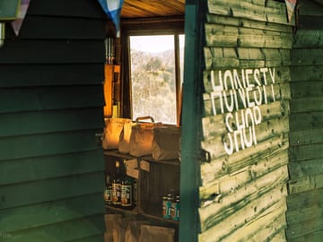 Well-stocked honesty shop