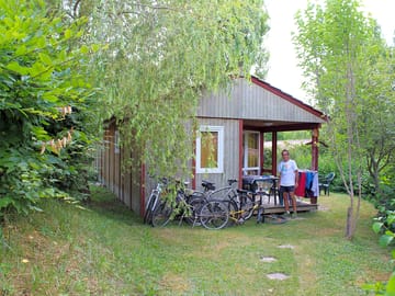 Getting ready for a mountain bike ride