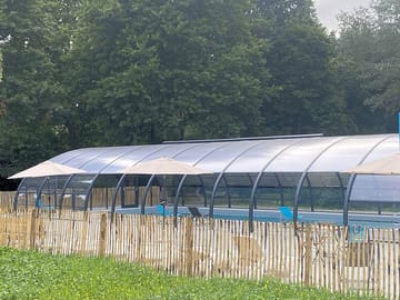 Heated and covered pool