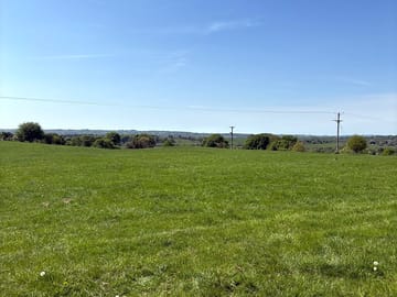 Lovely day today onsite the field ready for a hair cut!