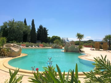The pool in fine weather