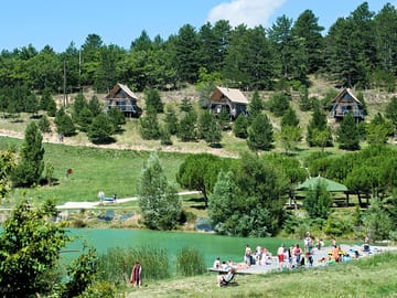 Surrounded by trees and hills