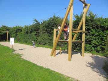 Zipwire at the playground