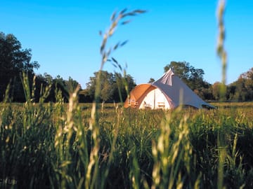 Our idyllic bell tents in all its beauty